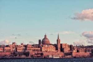 valletta sanset